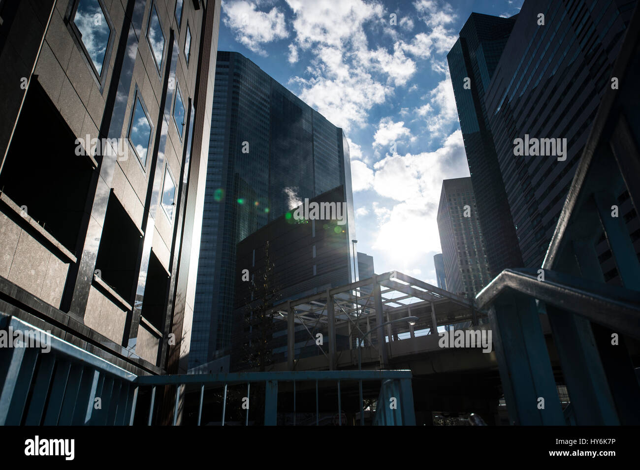 Les bâtiments de l'agglomération de la ville de Tokyo Banque D'Images