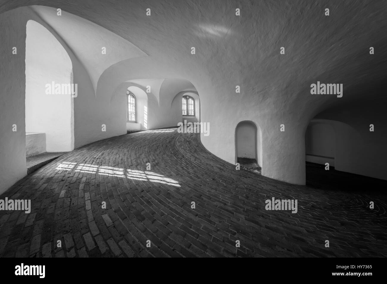 Église Trinitatis est situé dans le centre de Copenhague, au Danemark. Il fait partie de la 17e siècle Trinitatis complexe, qui comprend l'astronomi Rundetårn Banque D'Images