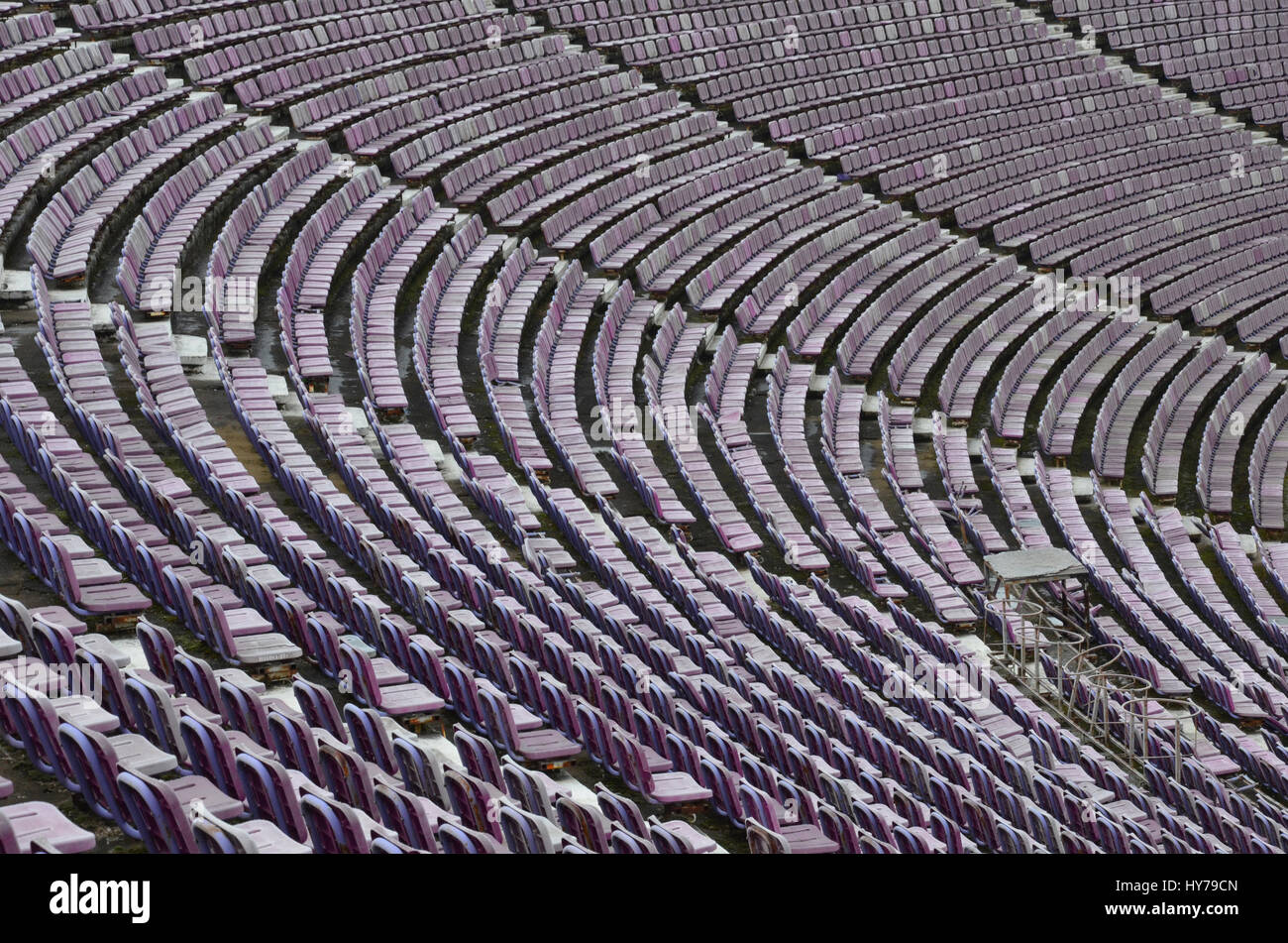 Place à la Dan Păltinișanu Stadium à Timisoara, Roumanie Banque D'Images