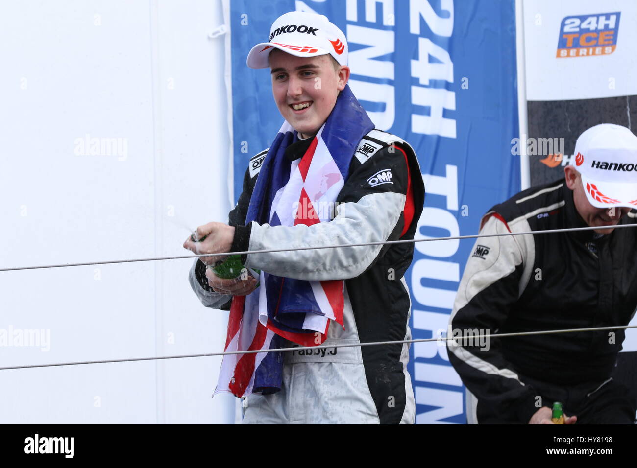 Towcester, UK. 09Th avr, 2017. 24 heures de Silverstone Hankook le jour de la course (jour 2) Credit : Paren Raval/Alamy Live News Banque D'Images