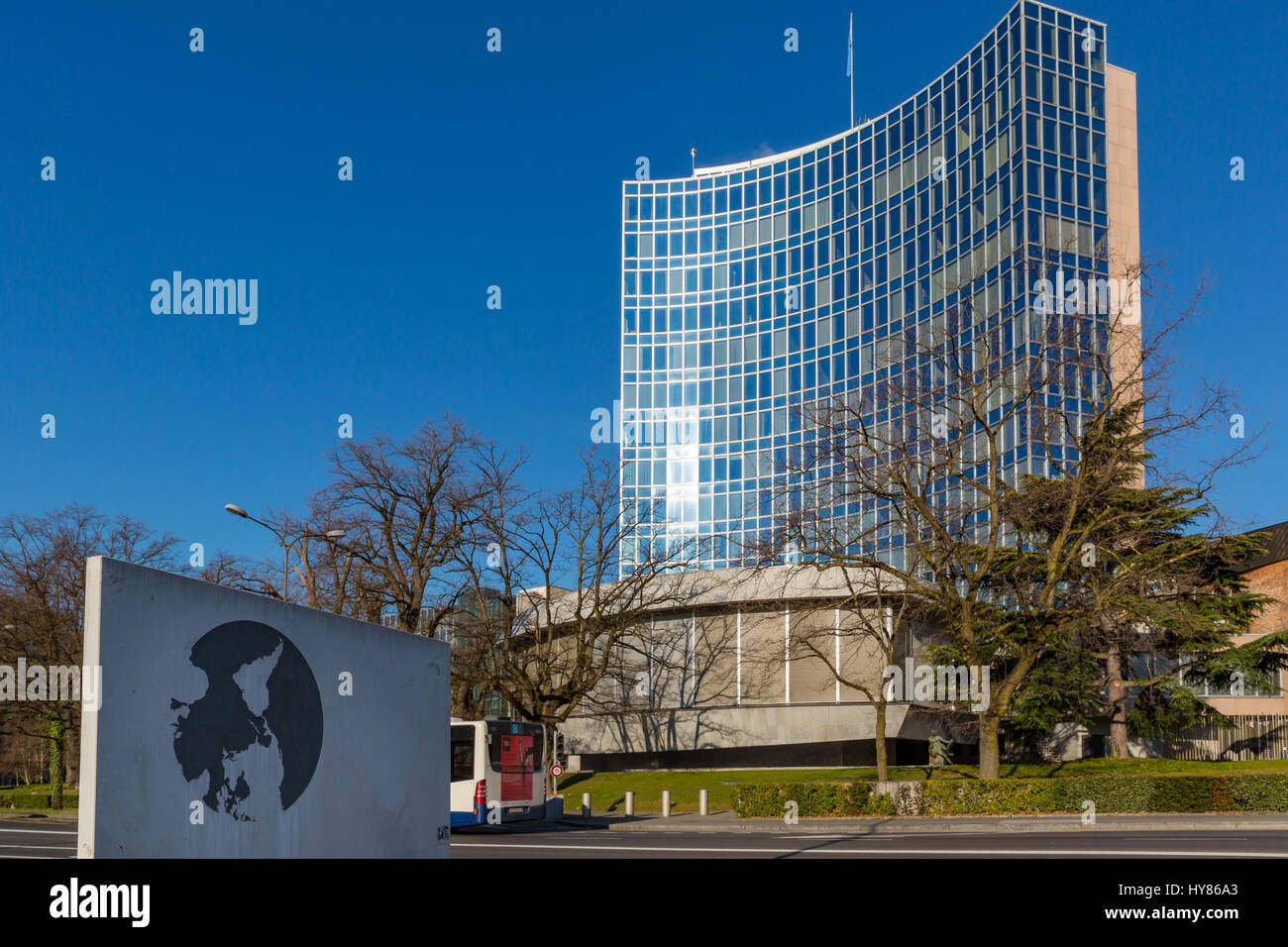 Organisation mondiale de la Propriété Intellectuelle (OMPI), Genève, Suisse Banque D'Images