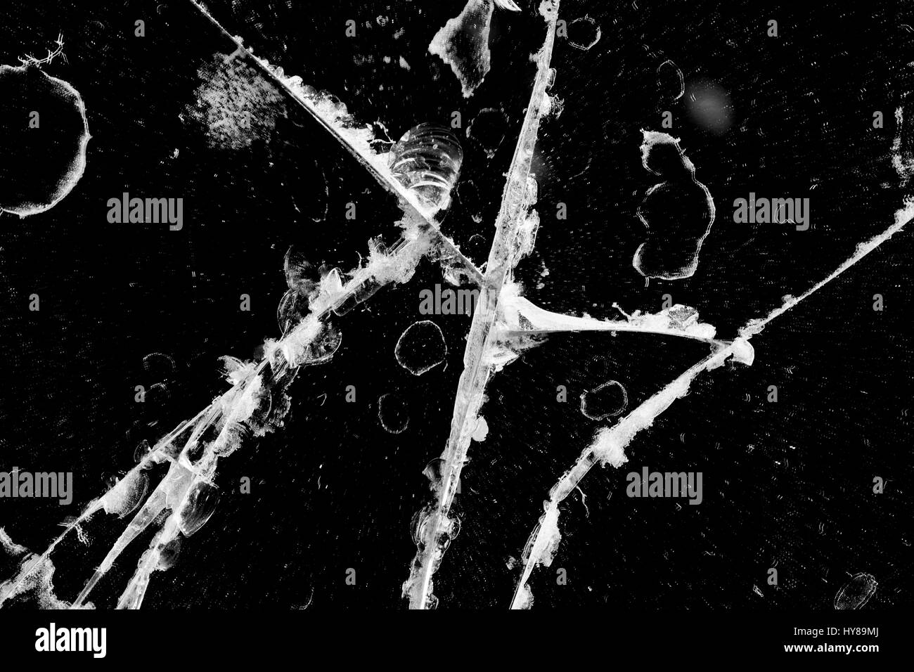 La poussière, des rayures, surface de flou artistique - abstract grunge texture - couche pour photo editor Banque D'Images