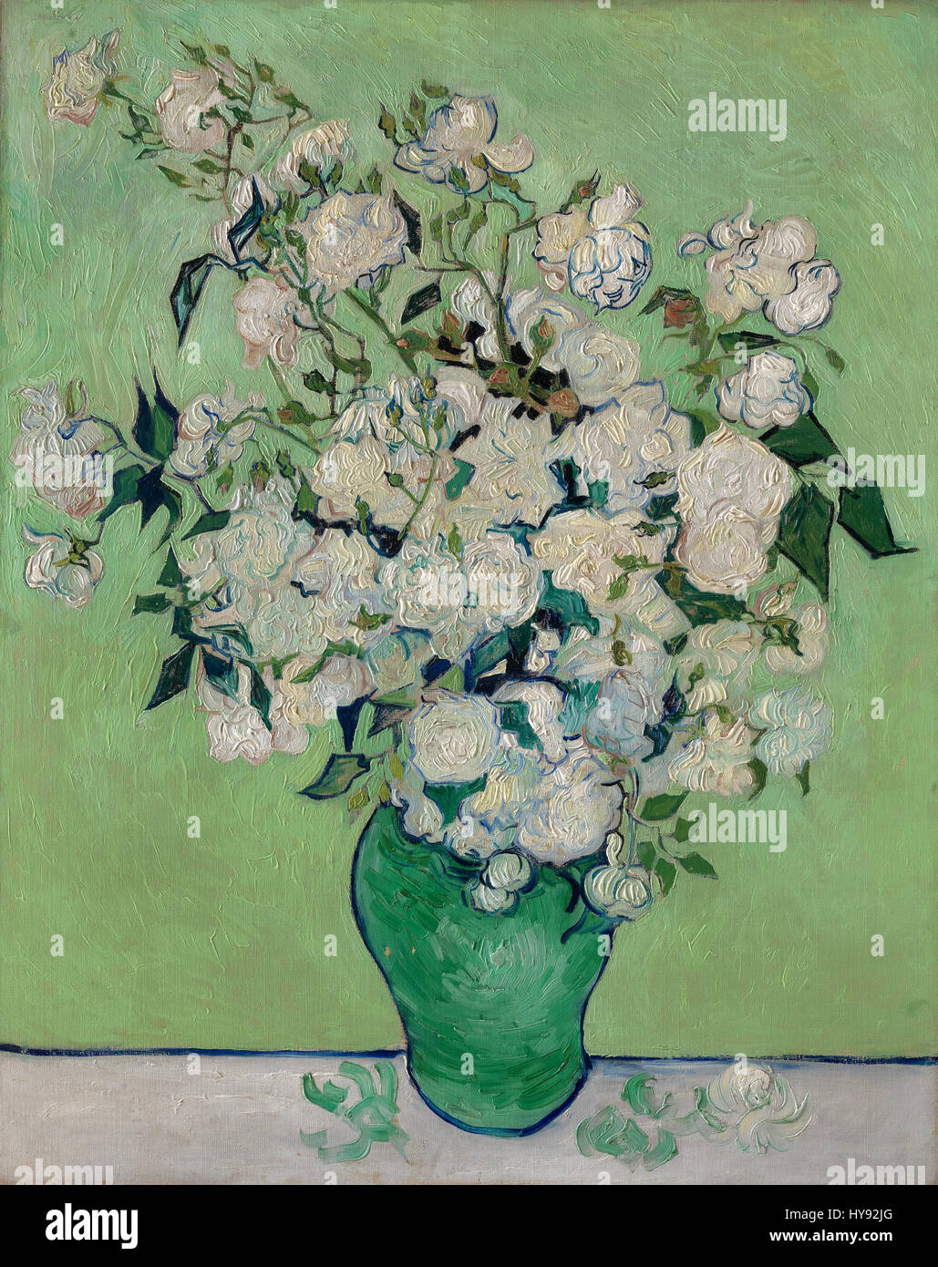 Roses de Vincent van Gogh Banque D'Images