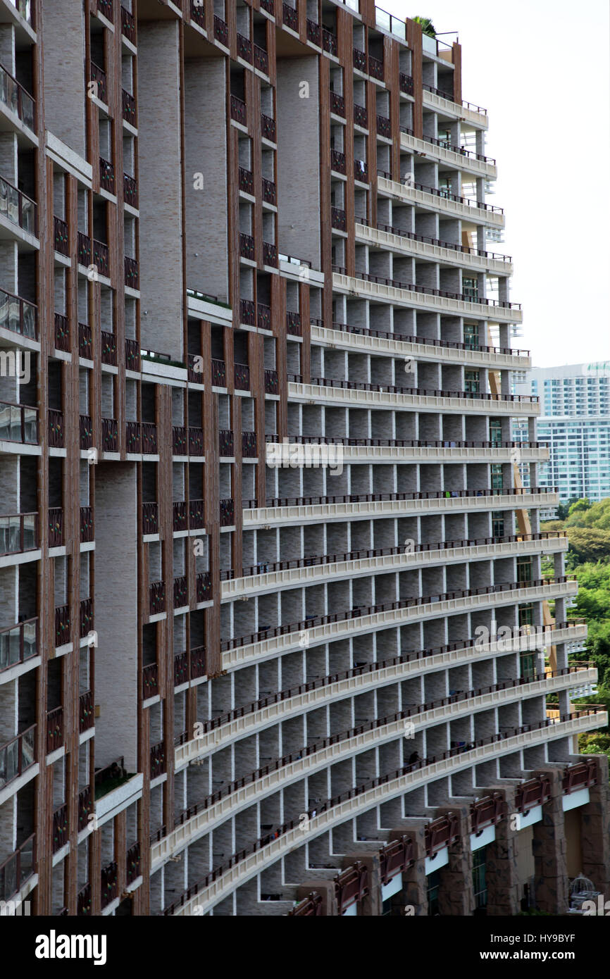 Hôtel Resort à Pattaya, Thaïlande Banque D'Images