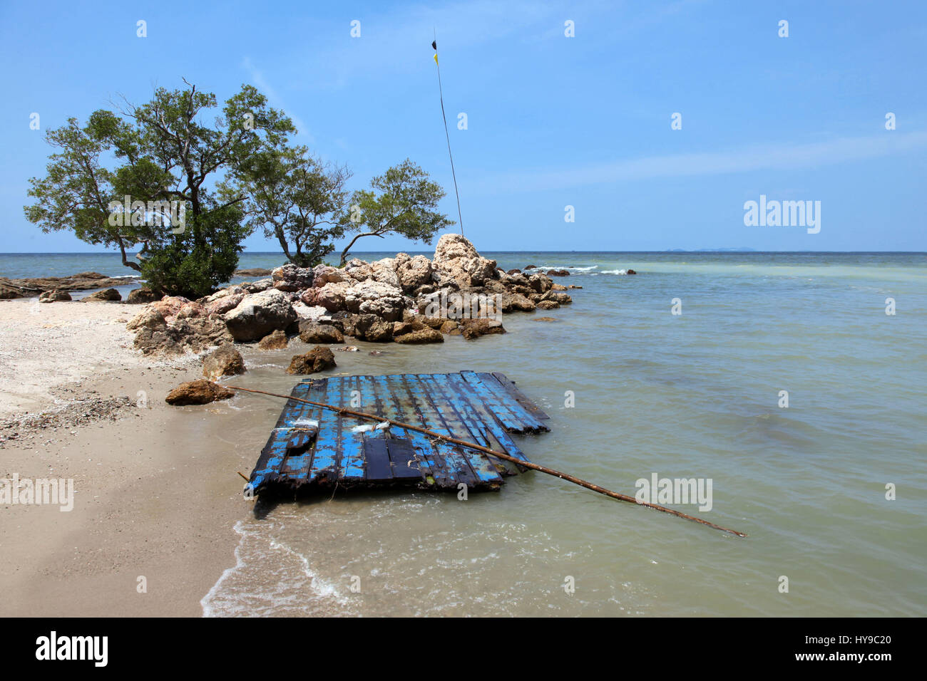 Paysage de mer Pattaya en Thailande Banque D'Images