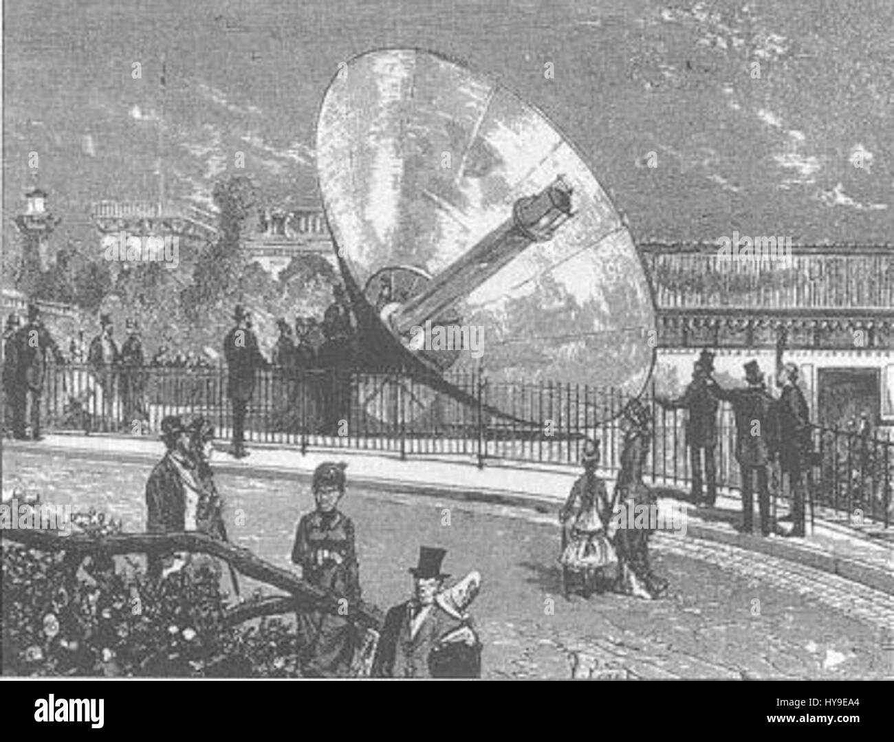La série Mouchot 1878 fait référence aux études sur l’énergie solaire menées par l’inventeur français Augustin Mouchot. Ses travaux de 1878 ont porté sur l'exploitation de l'énergie solaire à des fins industrielles, marquant une étape importante dans le développement des technologies d'énergie renouvelable à la fin du XIXe siècle. Banque D'Images