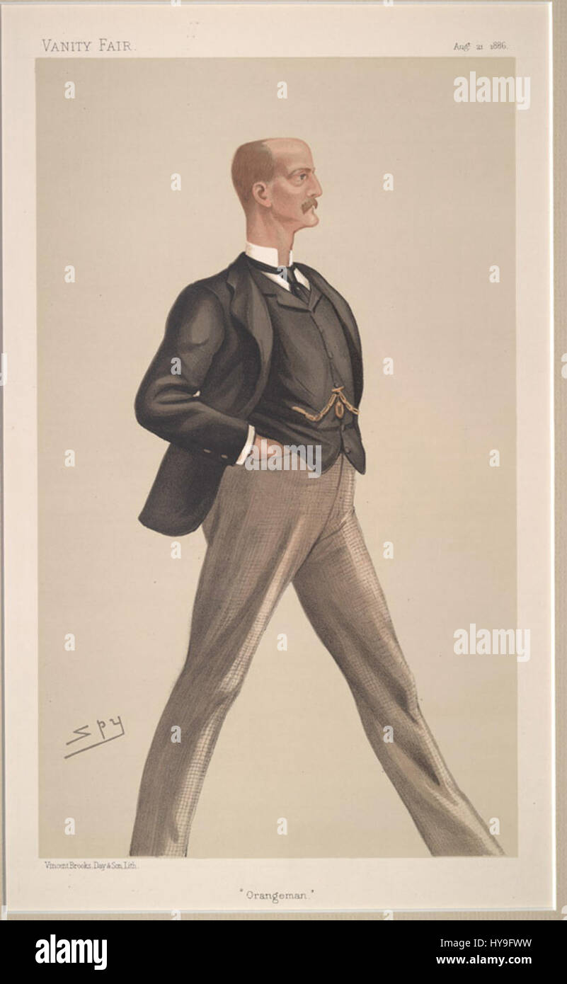 Arthur William Hill, Vanity Fair, 1886 08 21 Banque D'Images