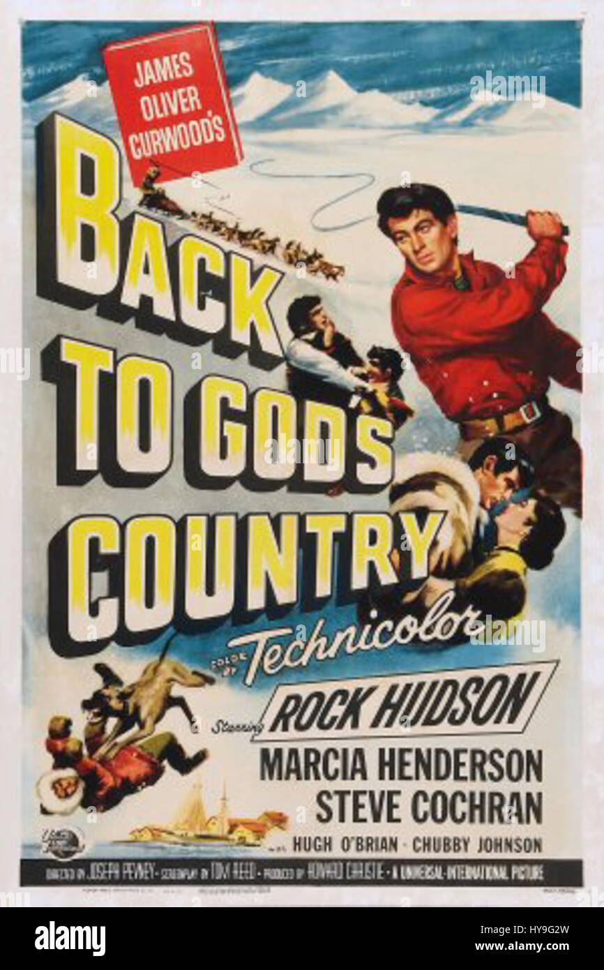 Back to God's Country FilmPoster Banque D'Images