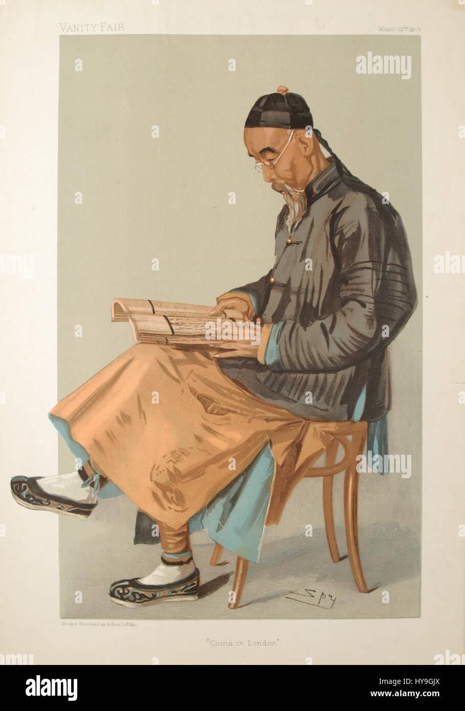 Chang Ta Jen Vanity Fair 12 Mars 1903 Banque D'Images