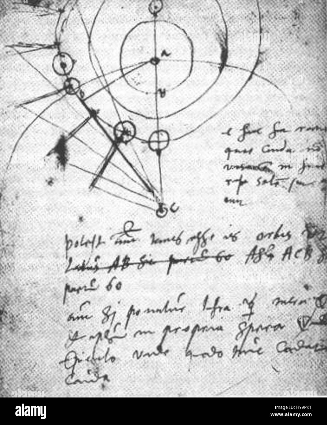 Le carnet Brahe fait référence au travail de Tycho Brahe, le célèbre astronome danois, présentant des notes sur ses observations et découvertes astronomiques. Banque D'Images