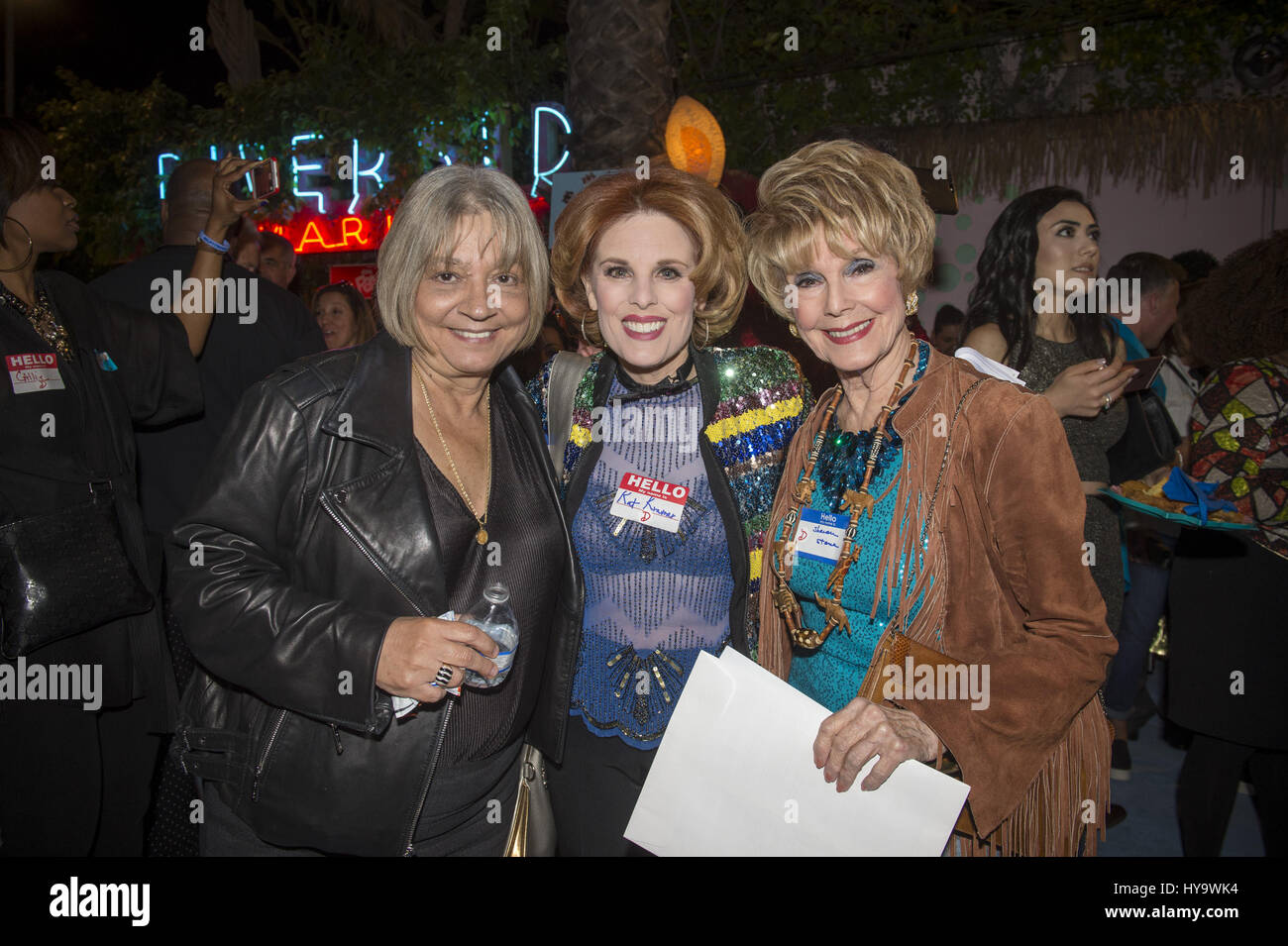 Apr 1, 2017. 1er avril 2017. Los Angeles, Californie, USA - Le parti de Detroit à Los Angeles organisé par Allee Willis, Lily Tomlin, et Lamont Dozier honorant Detroit Youth Arts group du 25e anniversaire de la mosaïque. Credit : Jerome Brunet/ZUMA/Alamy Fil Live News Banque D'Images