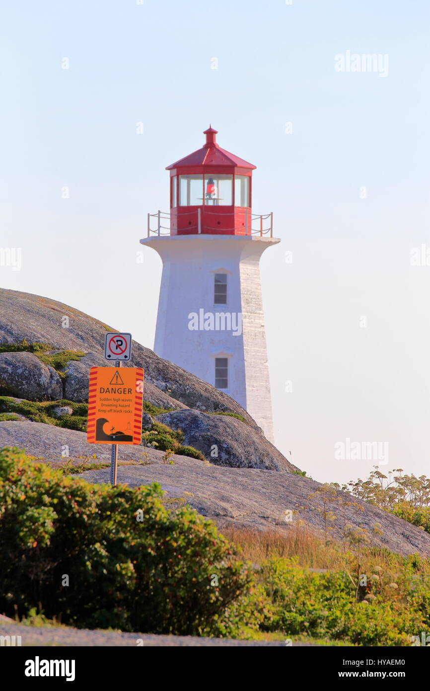 Peggy's Point Lighthouse, Nova Scotia, Canada Banque D'Images