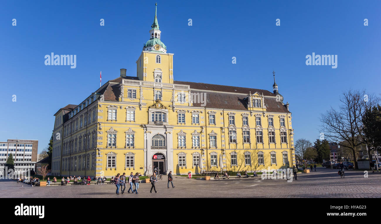 Panorama du château d'Oldenburg en Allemagne Banque D'Images