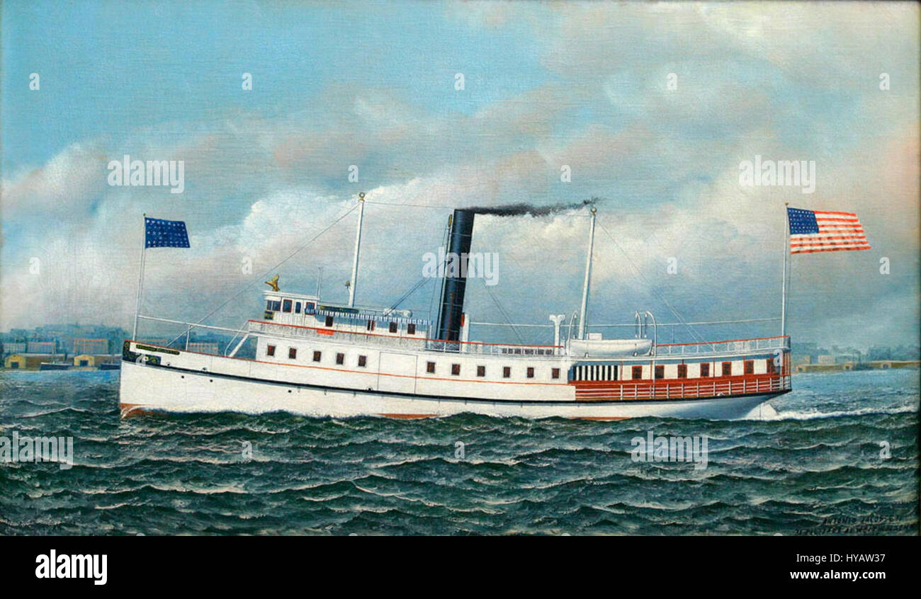 Benjamin Franklin (vapeur) 01 Banque D'Images