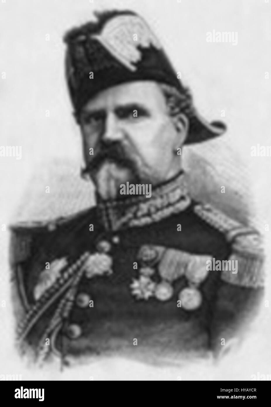 Hubert Rohault de Fleury était un général français pendant les guerres napoléoniennes. Connu pour son leadership militaire, ses contributions furent importantes lors de batailles clés, marquant sa place dans l'histoire militaire française du XIXe siècle. Banque D'Images