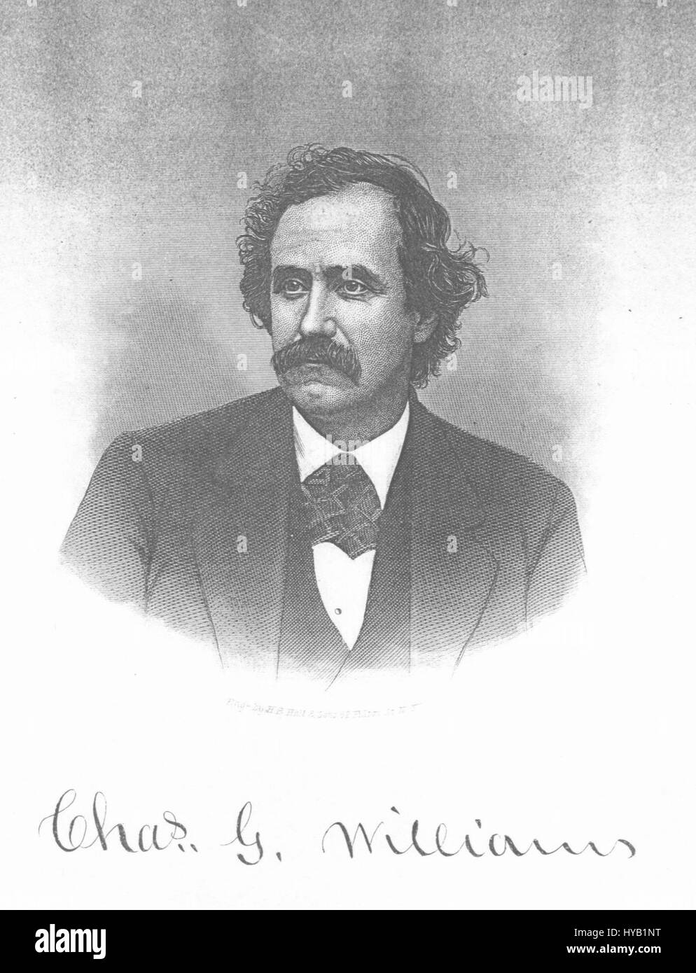 Cette gravure sur bois de C.G. Williams datant d'environ 1870 présente des lignes complexes et détaillées typiques de la gravure de l'époque. Les gravures sur bois étaient un médium populaire pour illustrer des livres et des périodiques, et l’œuvre de Williams illustre l’habileté et le savoir-faire des imprimeurs du XIXe siècle. Banque D'Images