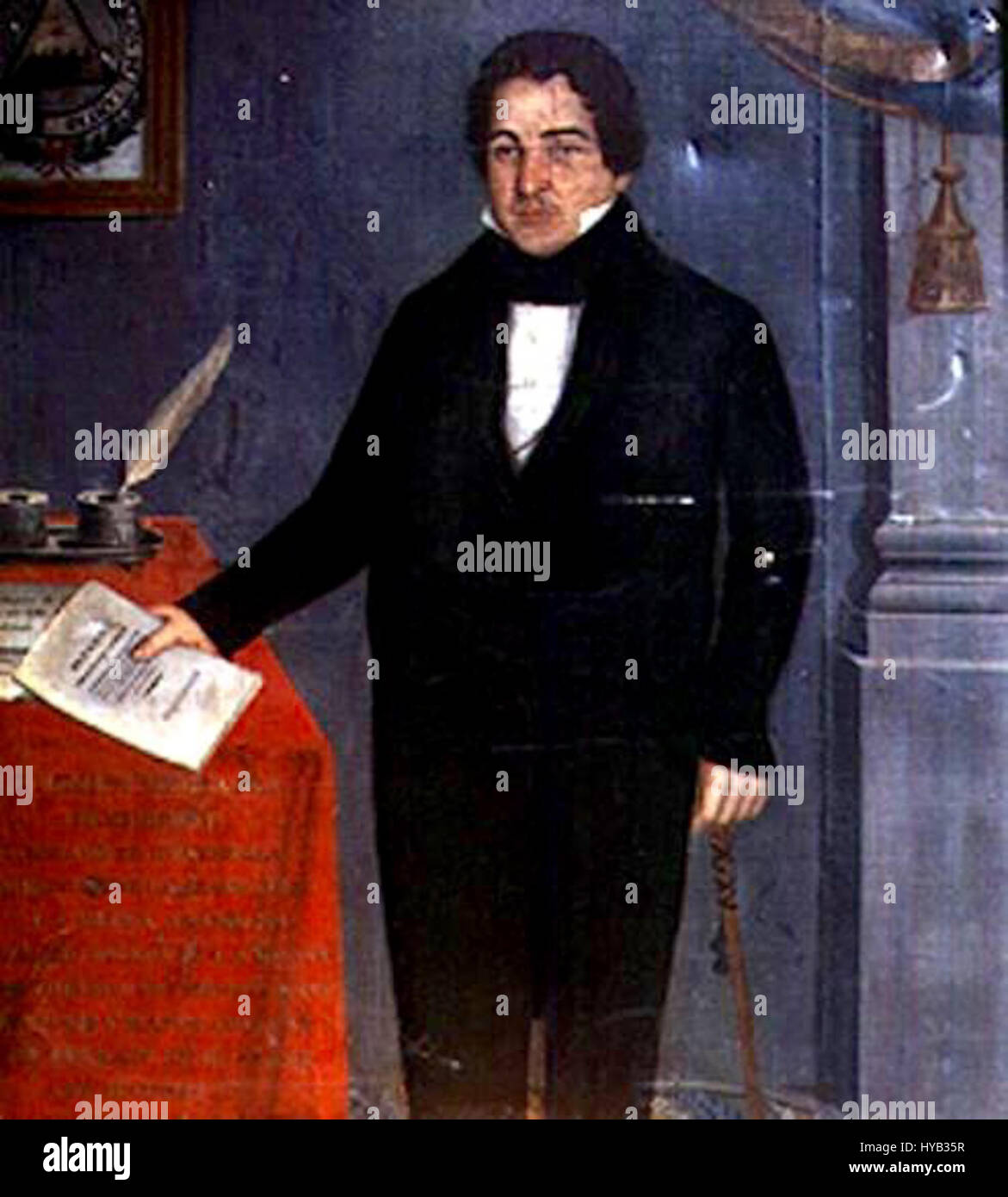 'Marianoriveraretrato' est un portrait de 2014, capturant une figure contemporaine dans un style artistique moderne. Le portrait reflète les techniques modernes et les expressions artistiques, mettant en évidence les tendances actuelles du portrait. Banque D'Images