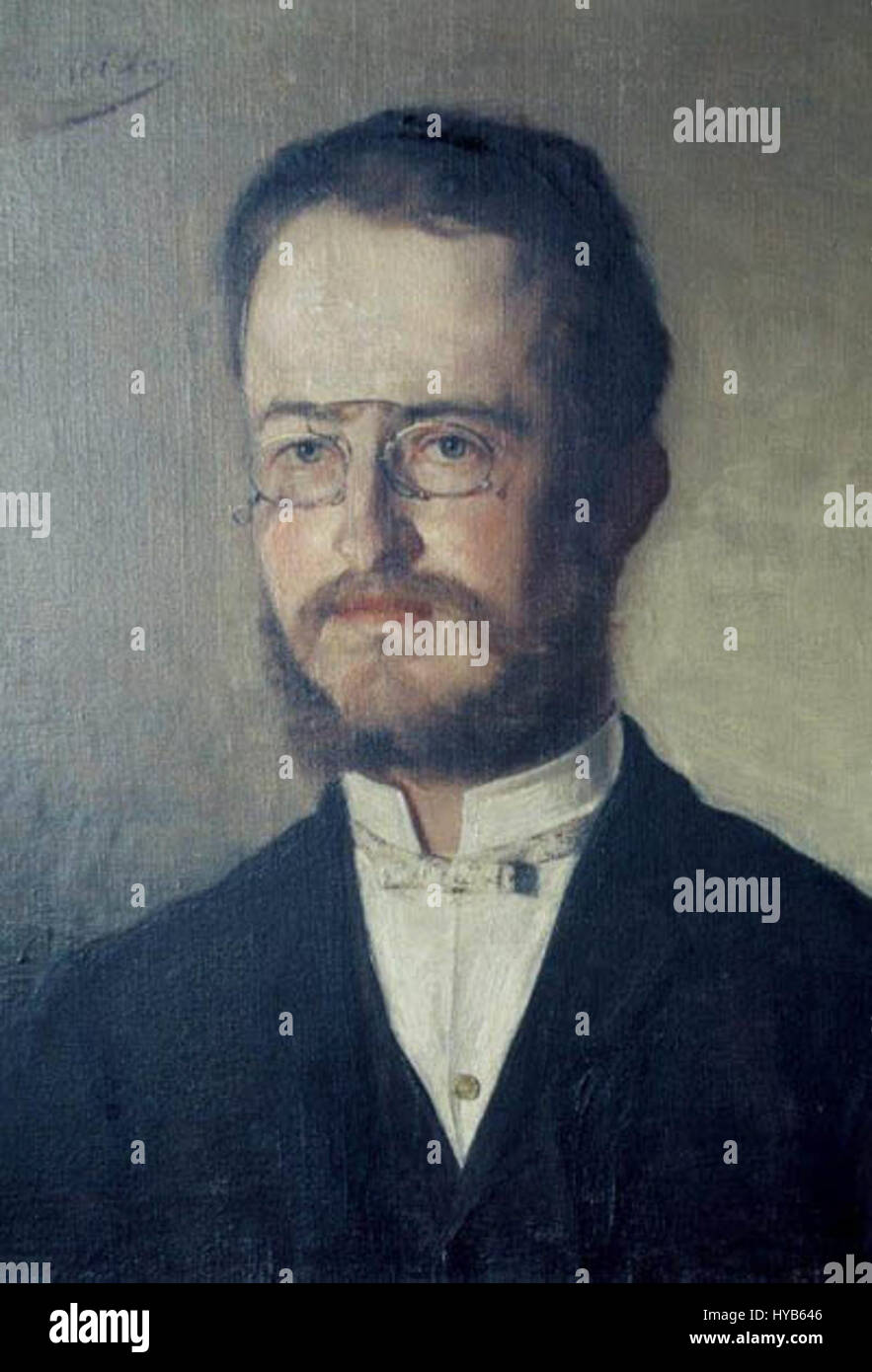 « Luka Pintar » d'Ivana Kobilca est un portrait qui capture une figure historique avec une attention aux détails dans les vêtements et l'expression faciale. L’œuvre reflète l’engagement de l’artiste envers une représentation réaliste et des détails fins. Banque D'Images