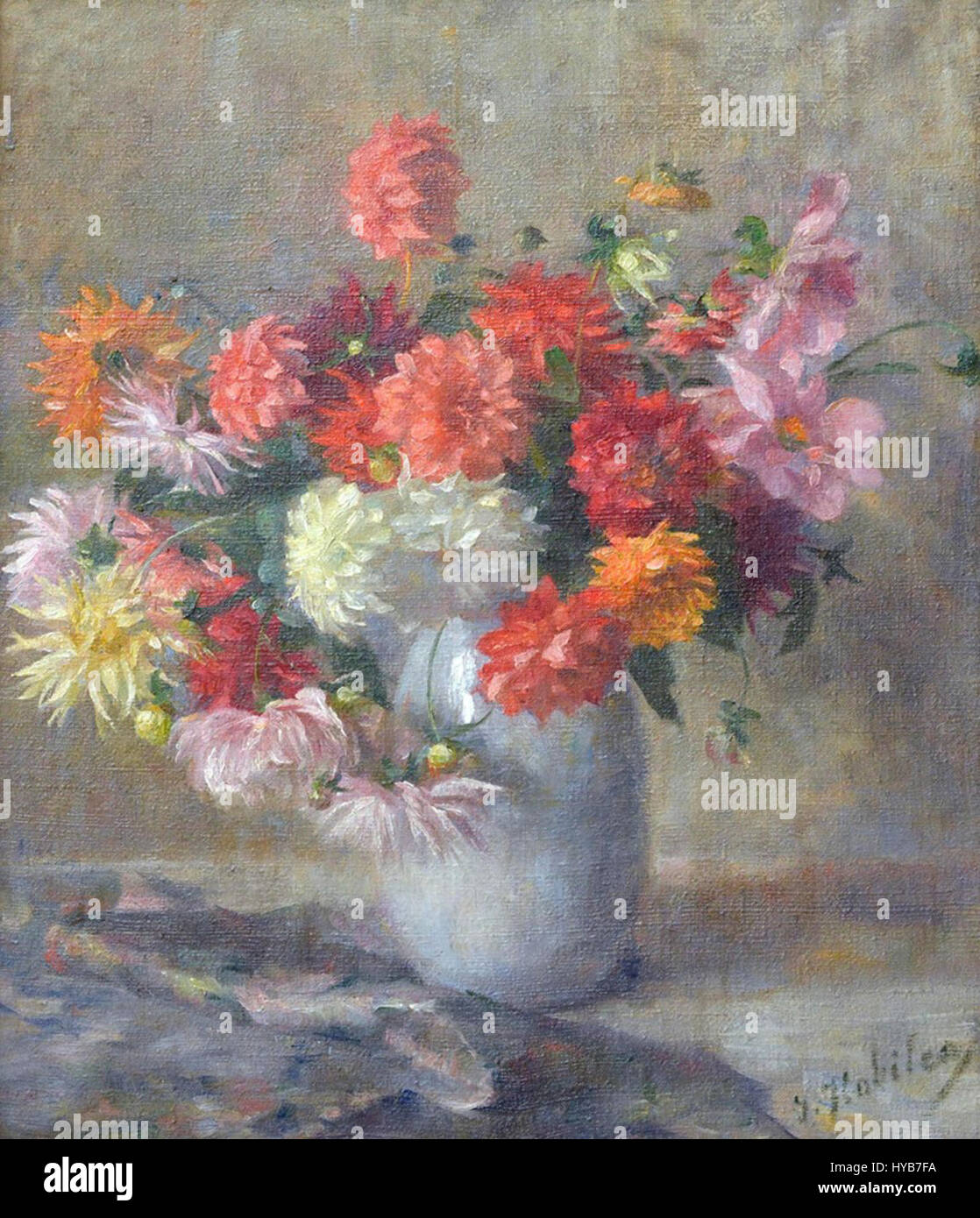 Ivana Kobilca Dalije Banque D'Images