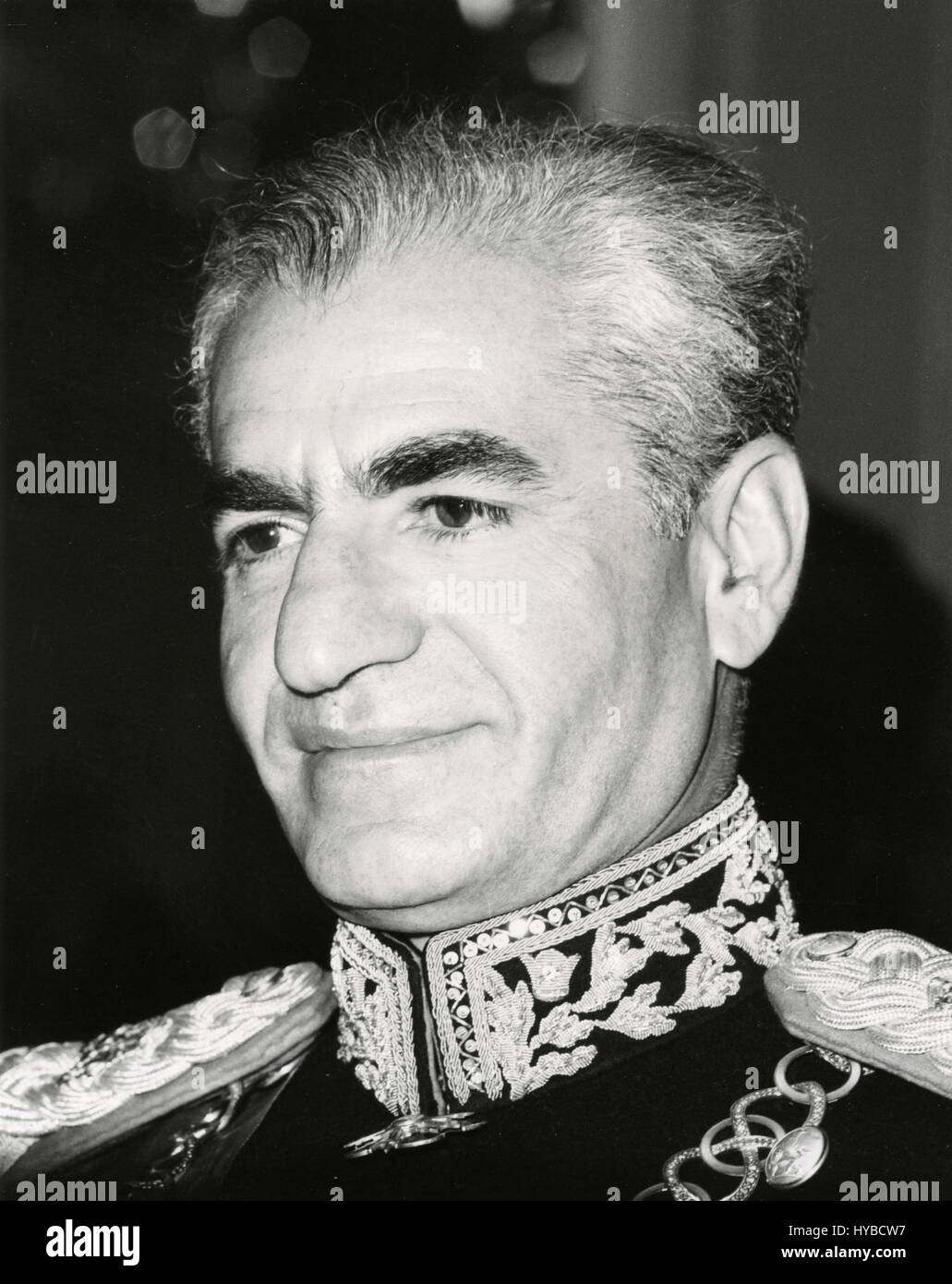 Mohammad Reza Shah Pahlavi, Téhéran, Iran Banque D'Images