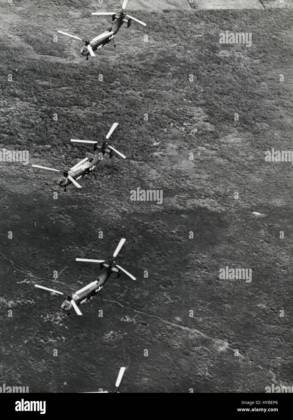 Les hélicoptères de l'US Air Force, Vietnam Banque D'Images