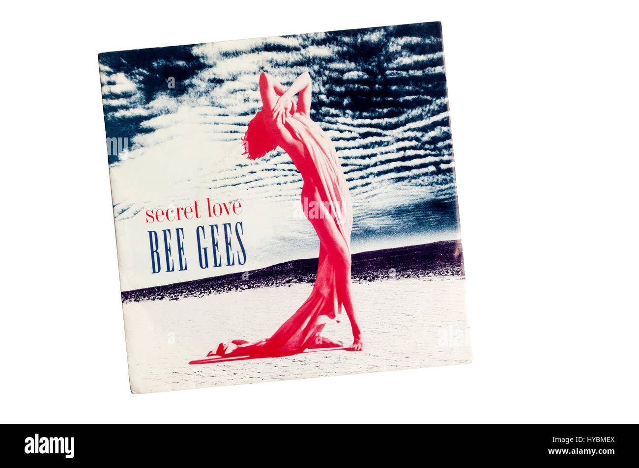 Amour secret était un seul par groupe anglais Bee Gees de leur album de haute civilisation. Il a été publié en 1991. Banque D'Images