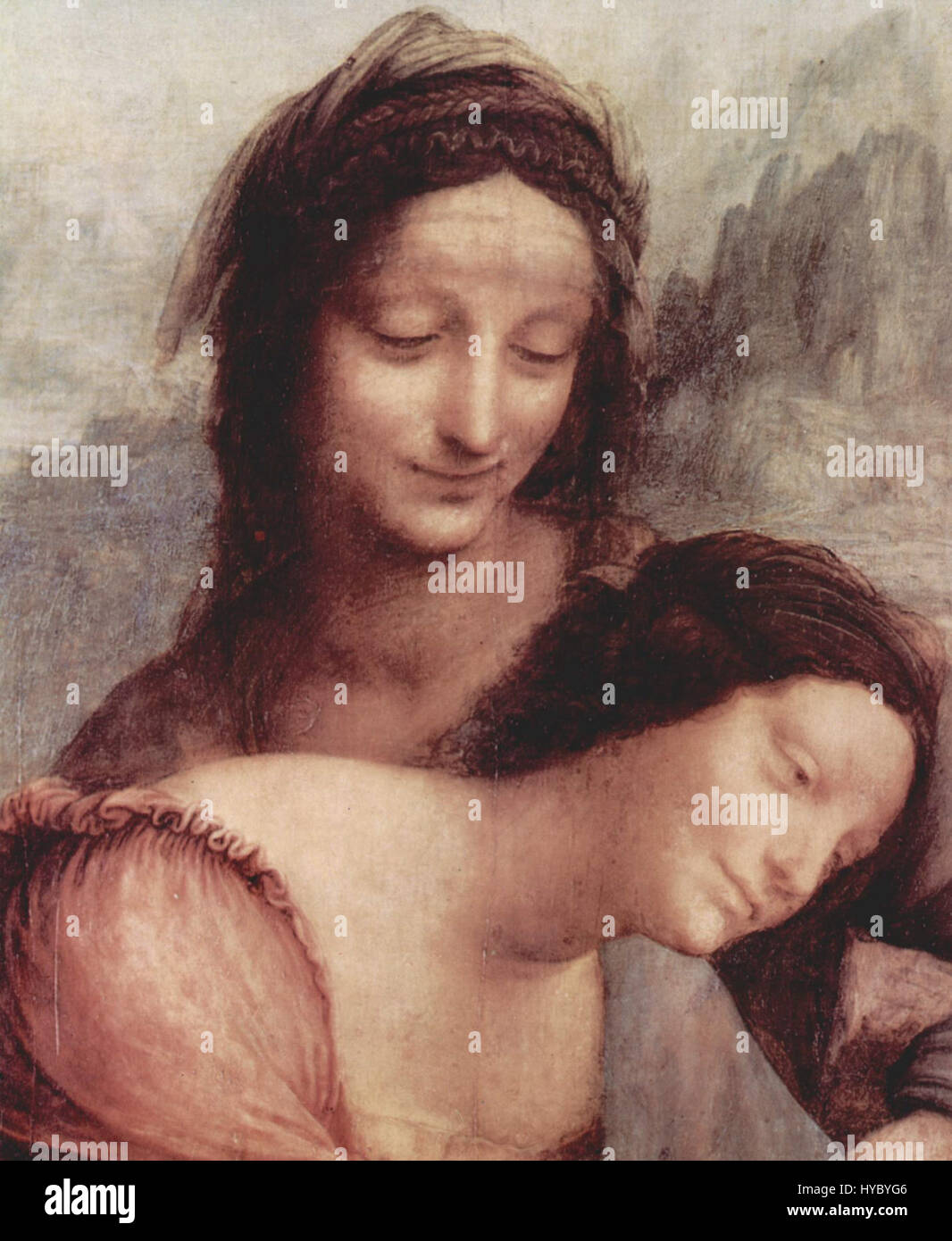 Cette œuvre de Léonard de Vinci démontre le génie de sa technique et de son approche novatrice de l’offre Connu pour sa maîtrise de l'anatomie et de la lumière, les œuvres de Da Vinci font partie intégrante de la Renaissance et de l'histoire artistique. Banque D'Images