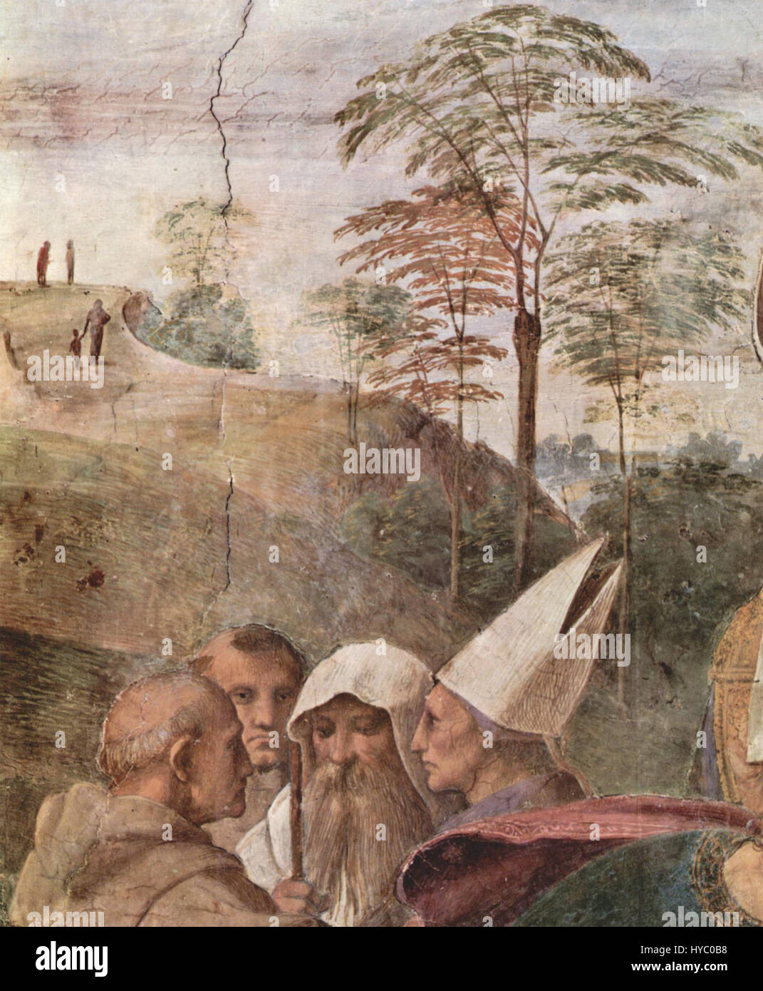 *Raffael 084* fait référence à une peinture du célèbre artiste italien Raphael. L'œuvre illustre sa maîtrise de la forme humaine et sa contribution au style Renaissance, en particulier dans sa représentation des thèmes religieux et de la beauté sereine. Banque D'Images