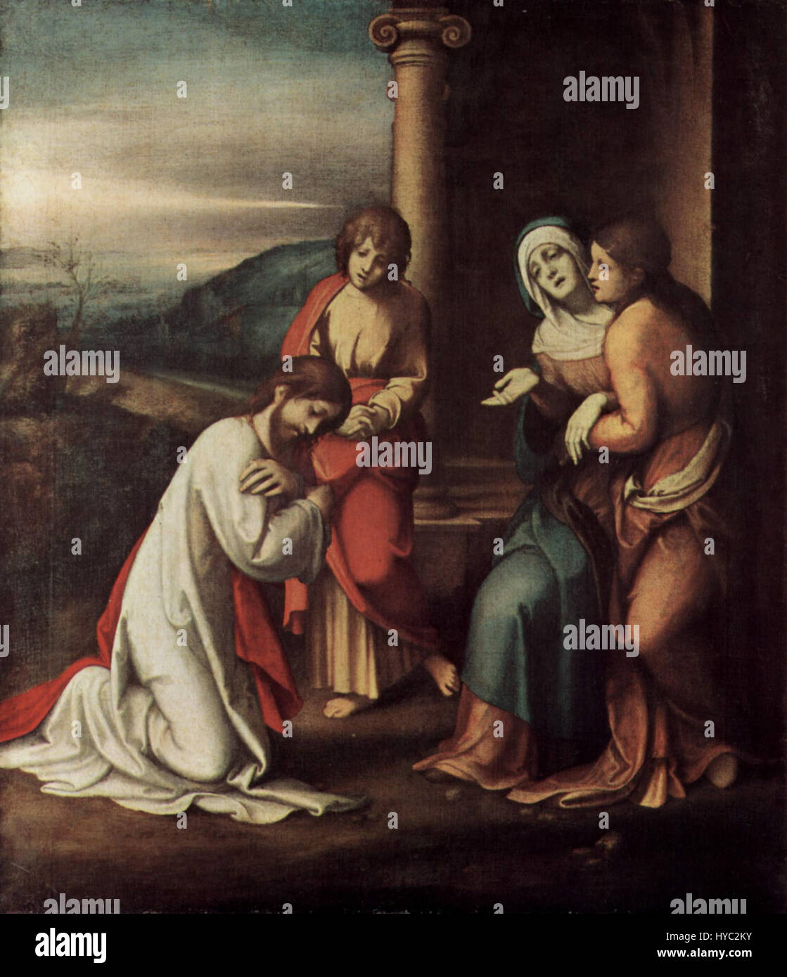 *Correggio* fait référence aux œuvres d’Antonio Allegri da Correggio, peintre italien de la Renaissance connu pour son utilisation de la lumière et de la perspective. Ses œuvres comportaient souvent des thèmes religieux, et il était renommé pour ses fresques et l'utilisation du chiaroscuro. Les contributions de Correggio à la Renaissance ont contribué à définir l'art italien et influencé les peintres baroques ultérieurs. Banque D'Images