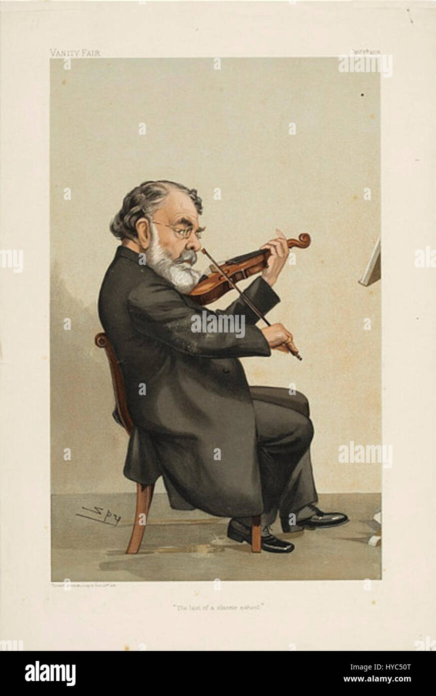 Joseph Joachim Vanity Fair 5 Janvier 1905 Banque D'Images