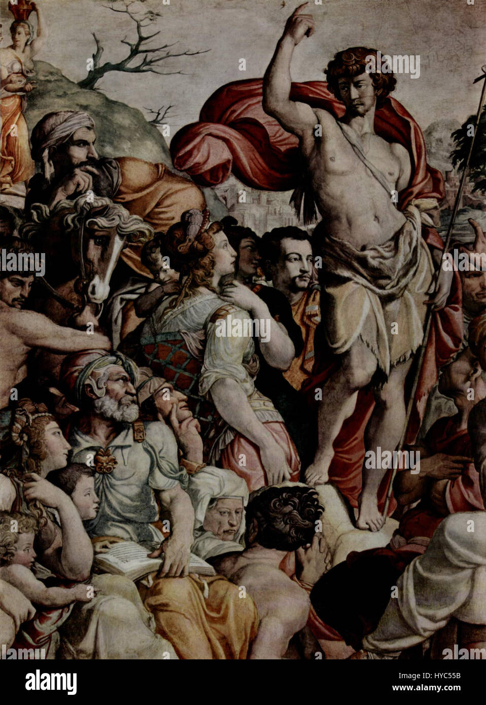 Jacopo del Conte était un peintre italien actif à la fin du XVIe siècle et au début du XVIIe siècle, connu pour ses portraits raffinés et ses compositions religieuses. Ses œuvres reflètent la transition du style Renaissance au style baroque. Banque D'Images