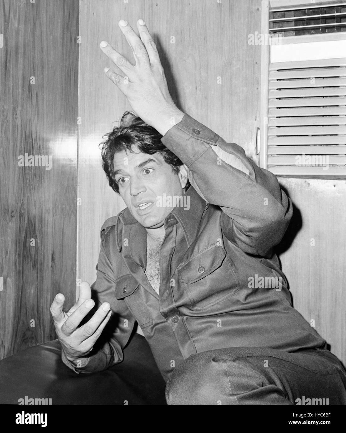 1900s vintage indien bollywood acteur, dharmendra, Mumbai, Maharashtra, Inde, Asie Banque D'Images