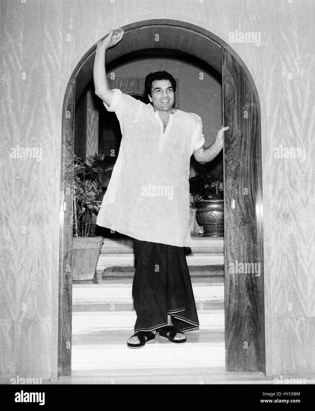 1900s vintage indien bollywood acteur, dharmendra, Mumbai, Maharashtra, Inde, Asie Banque D'Images