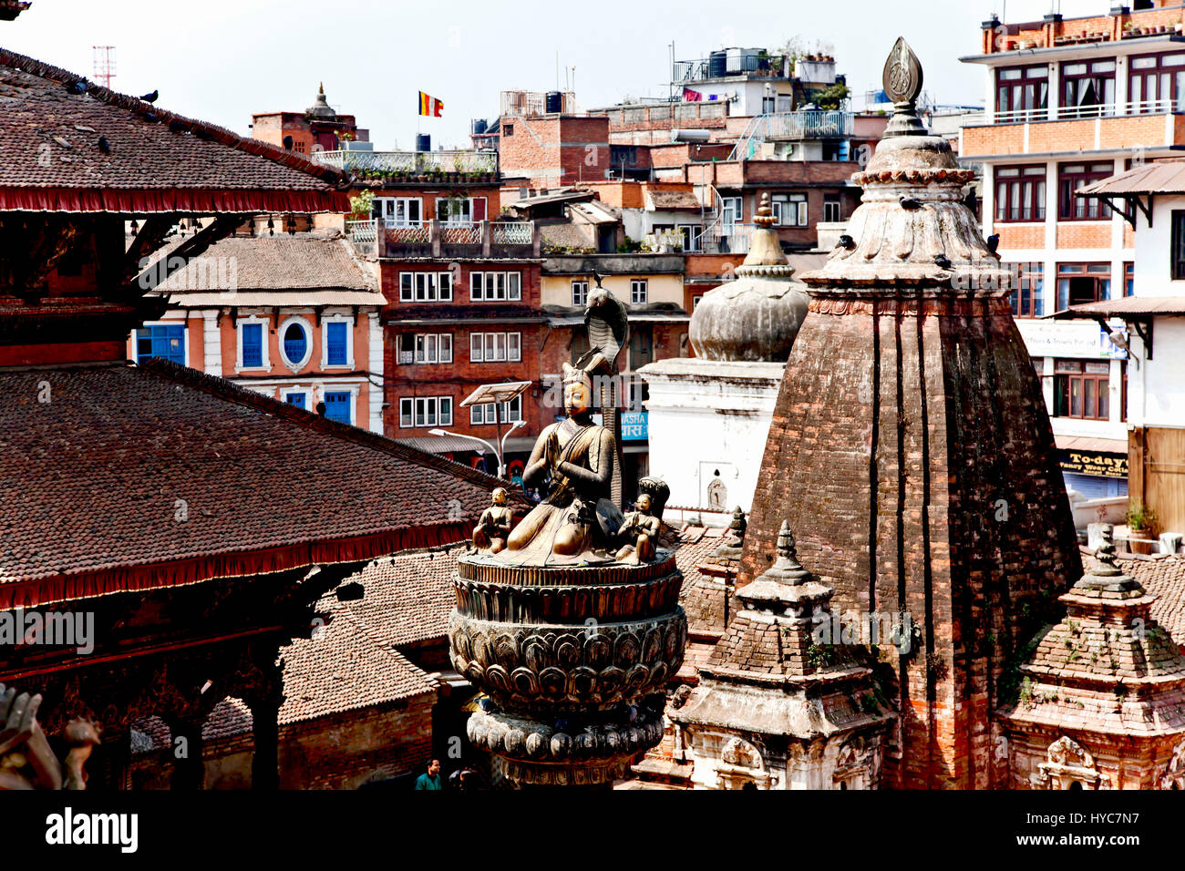 Patan Durbar Square, Katmandou, Népal Banque D'Images