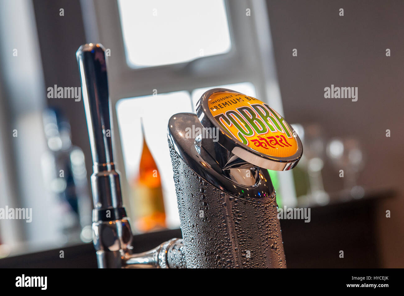 Pompe à bière Cobra Banque D'Images