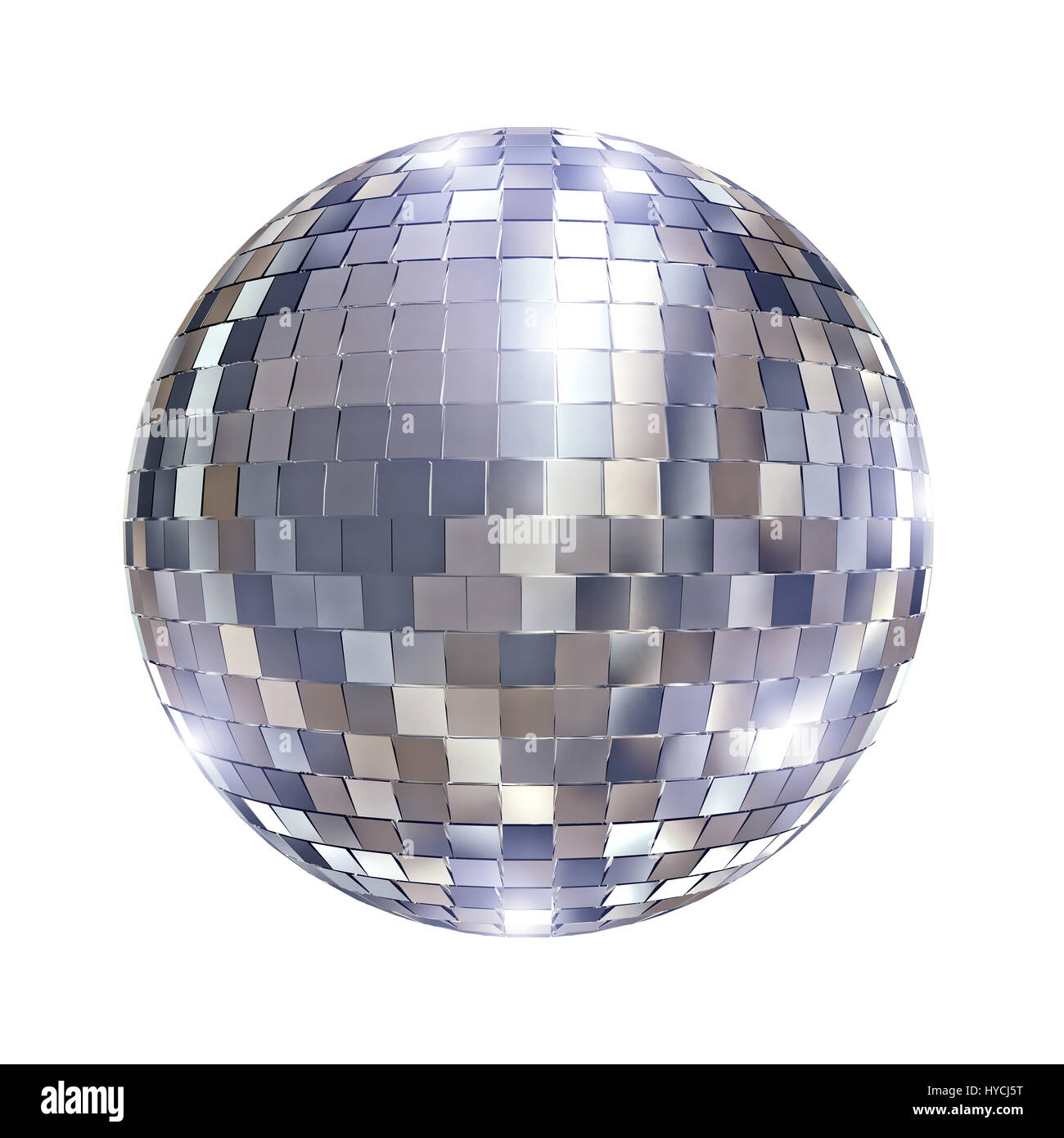 Disco boule a l'image de rendu 3D Banque D'Images