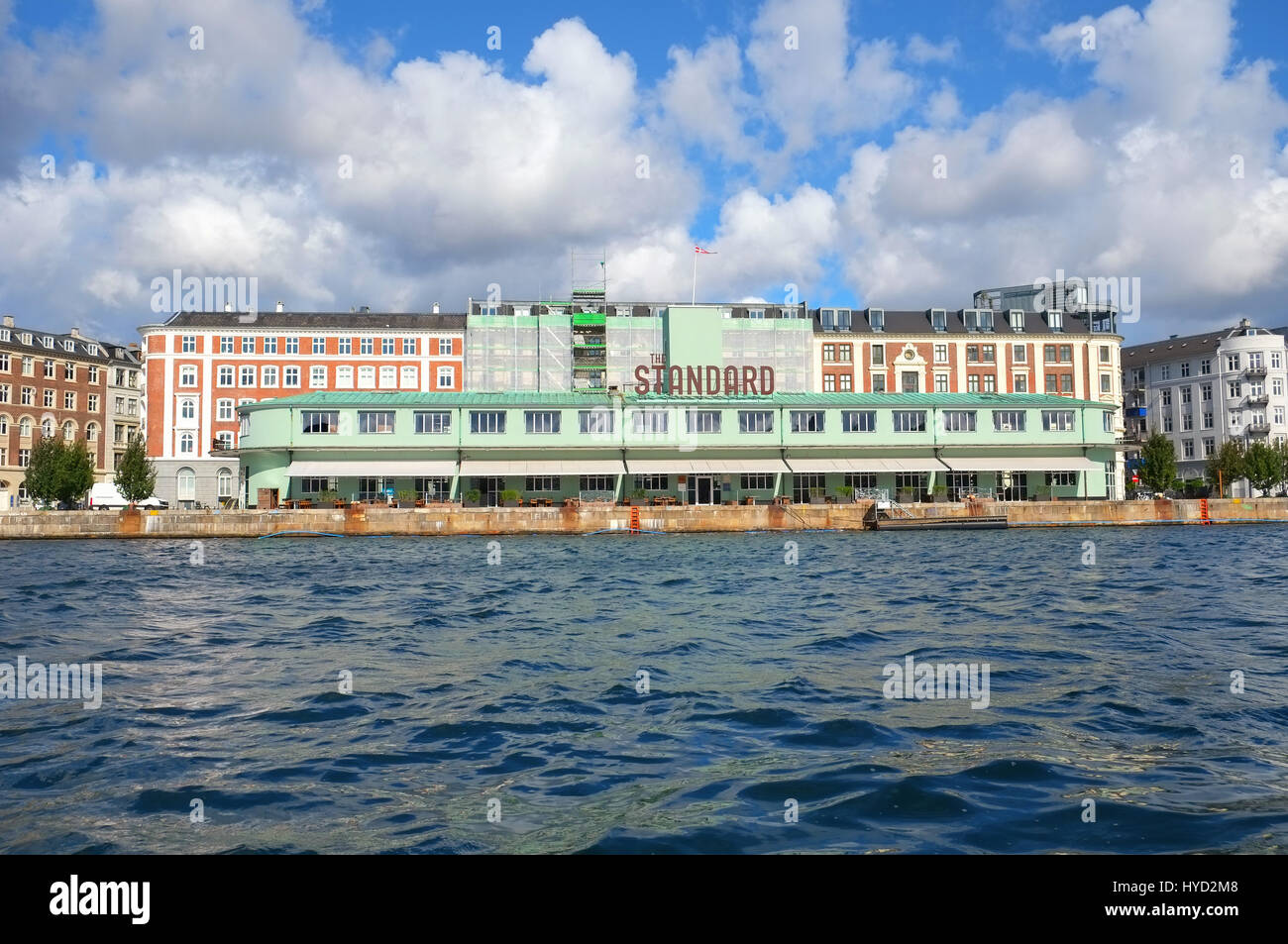 Copenhague, Danemark - août 22, 2014 : Un restaunt 'Standard' complexes sur l'Havnegade. C'est un ancien custom house et du terminal de ferries. Il a été conçu Banque D'Images