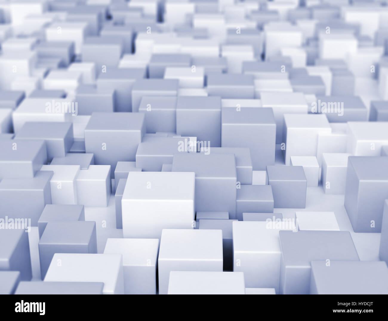 3d abstrait arrière-plan cubes variation Banque D'Images