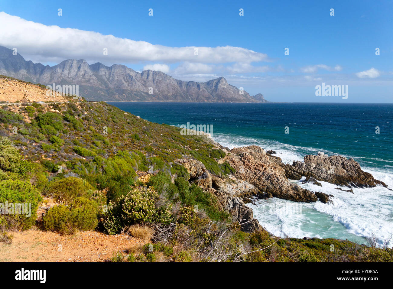 Garden route littoral près de Cape Town, Western Cape, Afrique du Sud Banque D'Images