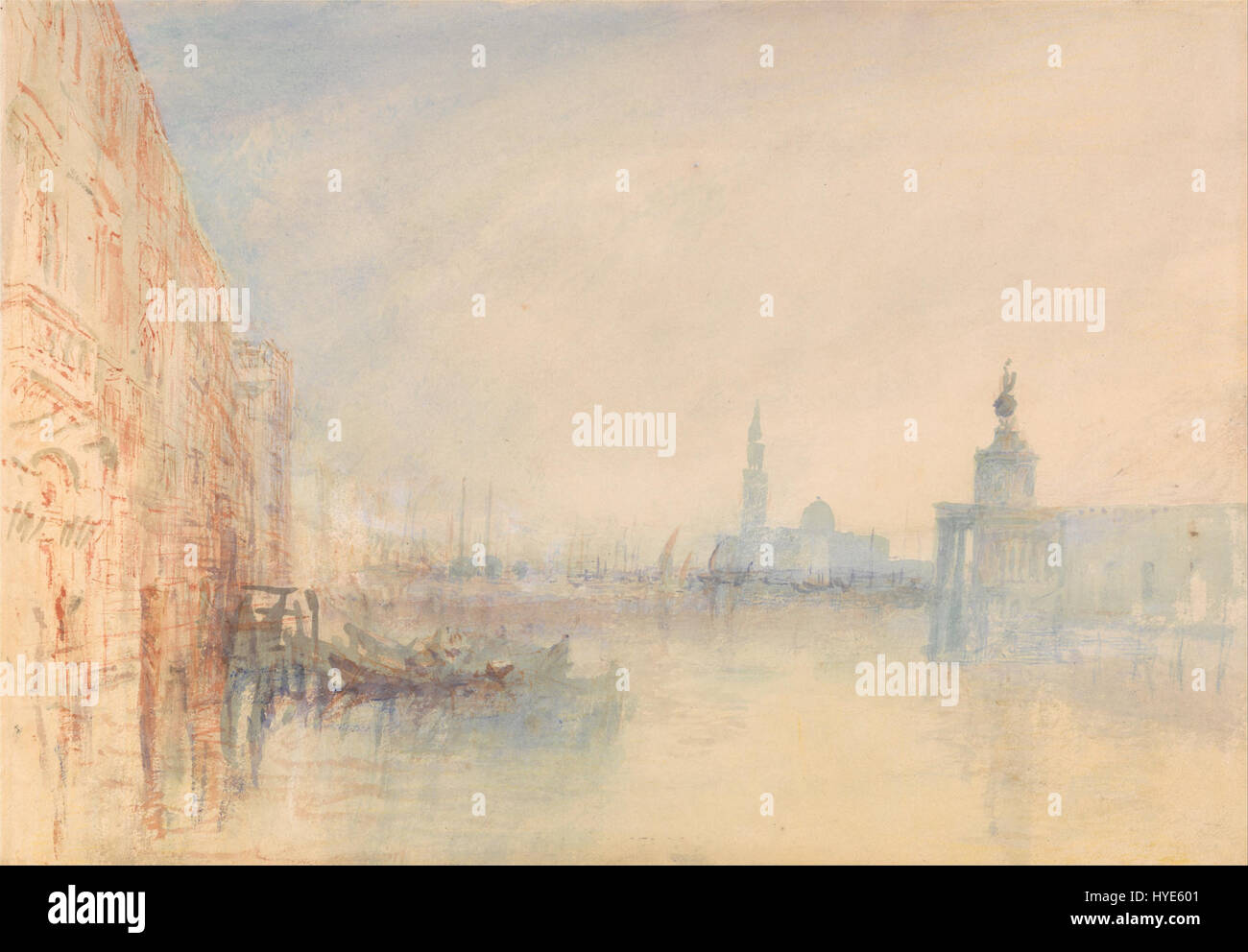 Joseph Mallord William Turner Venice, l'embouchure du Grand Canal Google Art Project Banque D'Images