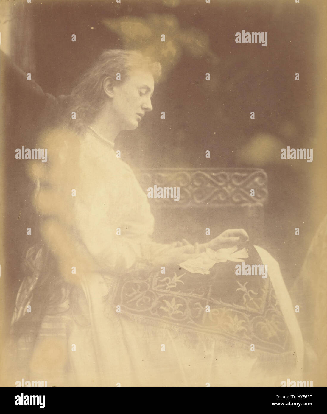 Julia Margaret Cameron (britannique, né en Inde Elaine Google Art Project Banque D'Images