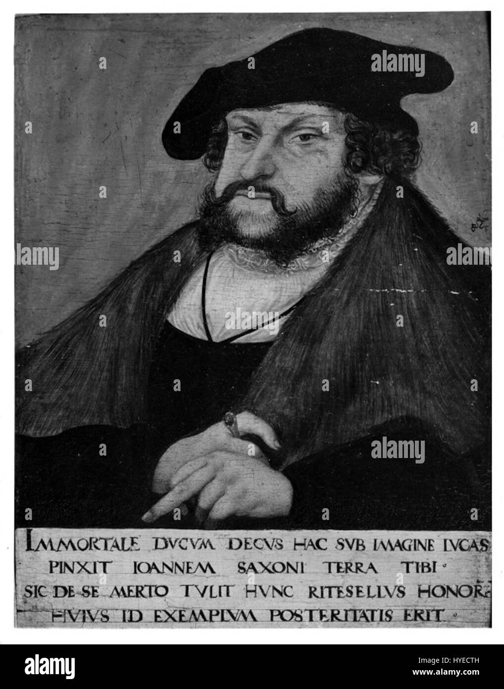 Le Musée de Brooklyn Portrait de John l'Électeur de Saxe Atelier de Lucas Cranach l'ancien Banque D'Images