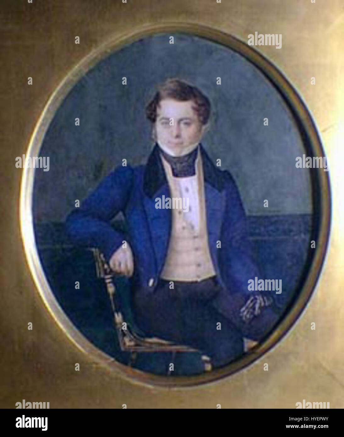 Henri Charles Pellegrini Don Manuel Bernardino Banque D'Images