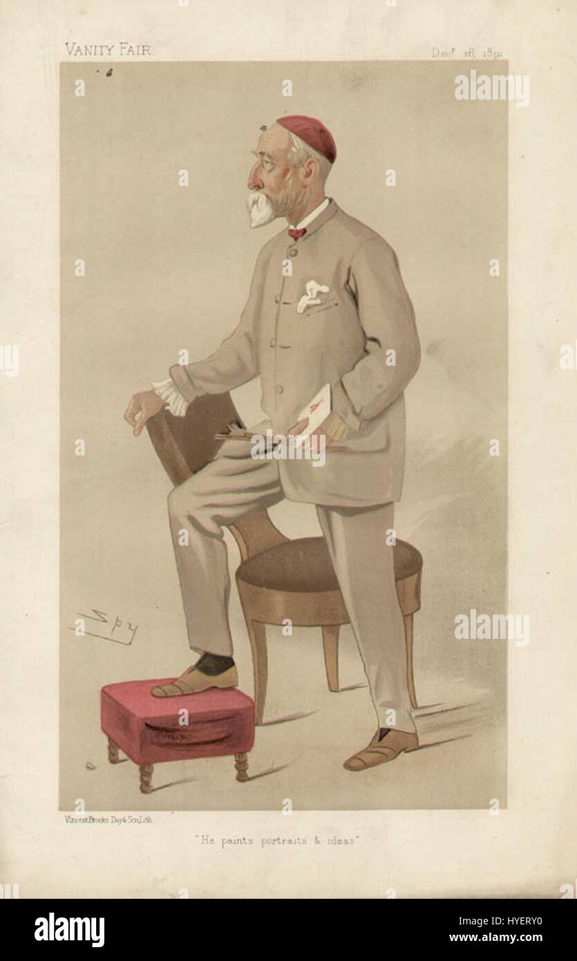 George Frederic Watts Vanity Fair 26 Décembre 1891 Banque D'Images