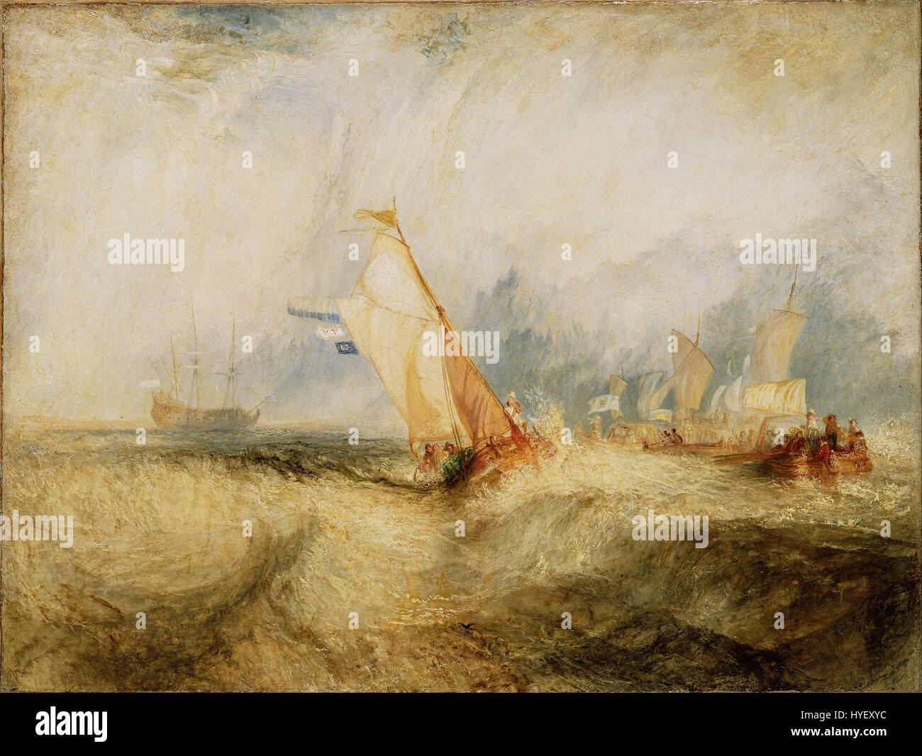 Joseph Mallord William Turner (G.Van Tromp, à ses maîtres s'il vous plaît Google Art Project Banque D'Images