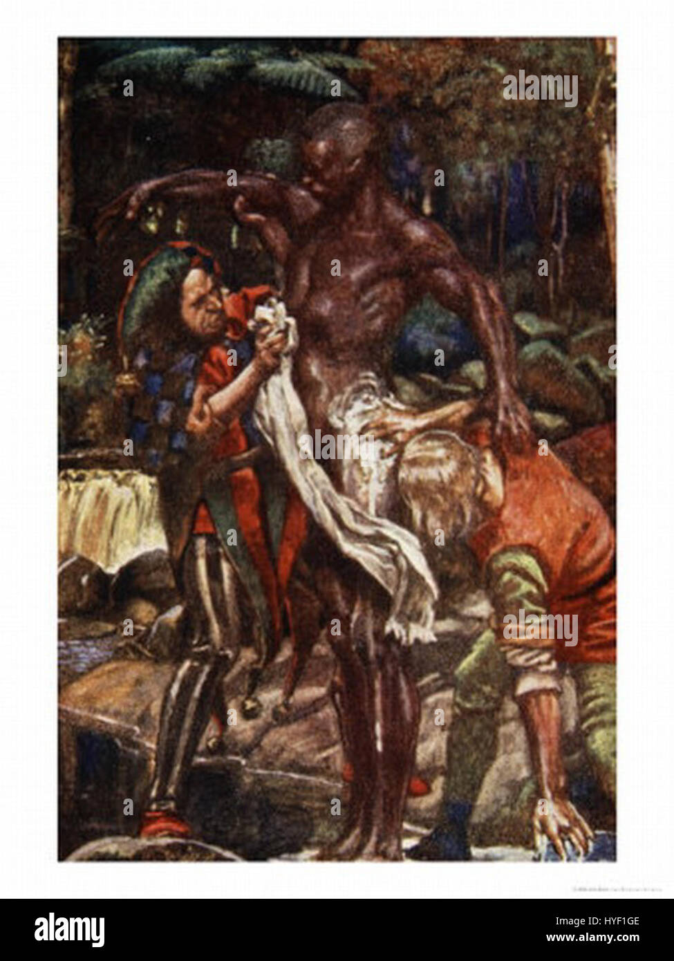 L’illustration de Byam Shaw de « The Pilgrim’s Progress », une allégorie chrétienne de John Bunyan, représente visuellement des moments clés de l’histoire. Le style de Shaw incorpore des scènes détaillées du parcours, des défis et de la croissance spirituelle de Christian, en se concentrant sur les thèmes de la foi et de la persévérance. Banque D'Images