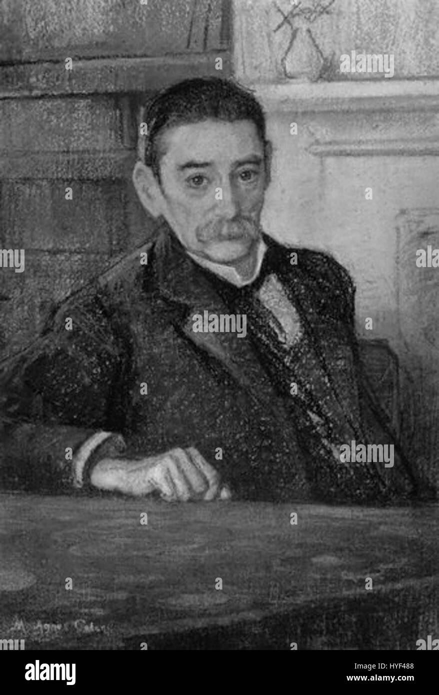 William George Aston, diplomate et érudit britannique, est photographié dans un portrait de 1911, reflétant son rôle au Japon et ses contributions savantes. Banque D'Images