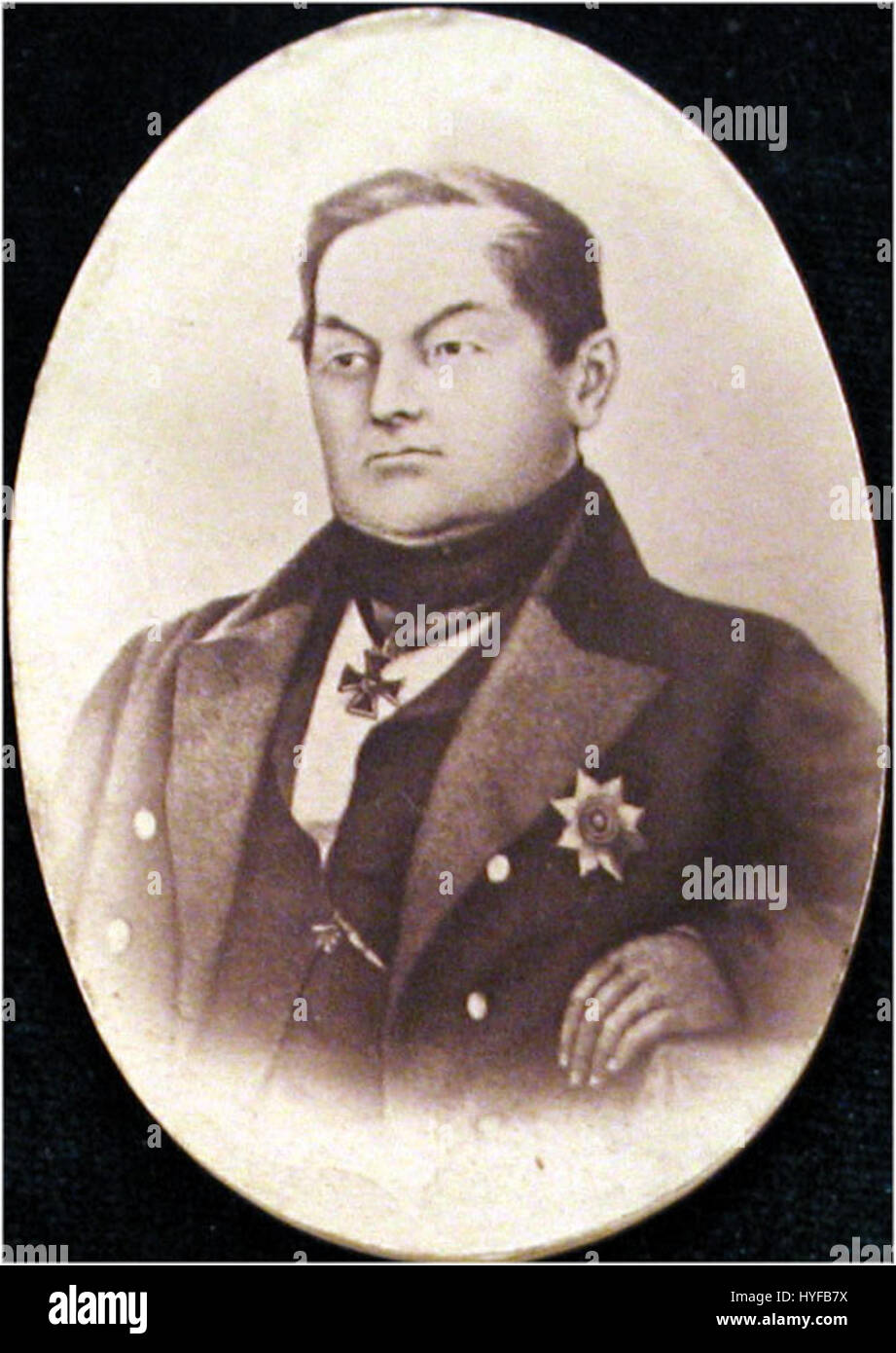 Ivan Mikhaylovitch Simonov, astronome russe du milieu du XIXe siècle, a contribué à l'étude des corps célestes. Son travail s'est concentré sur l'astronomie au cours d'une période de progrès scientifiques importants en Russie, influençant les premières observations et études astronomiques. Banque D'Images