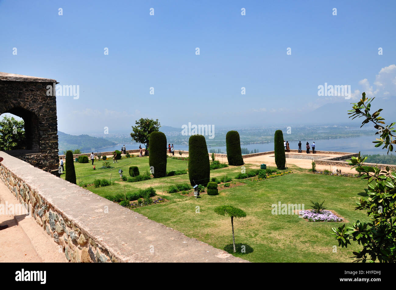 Pari Mahal, la demeure des fées à Srinagar, Cachemire, Tour de pari Mahal Srinagar (photo Copyright © par Saji Maramon) Banque D'Images