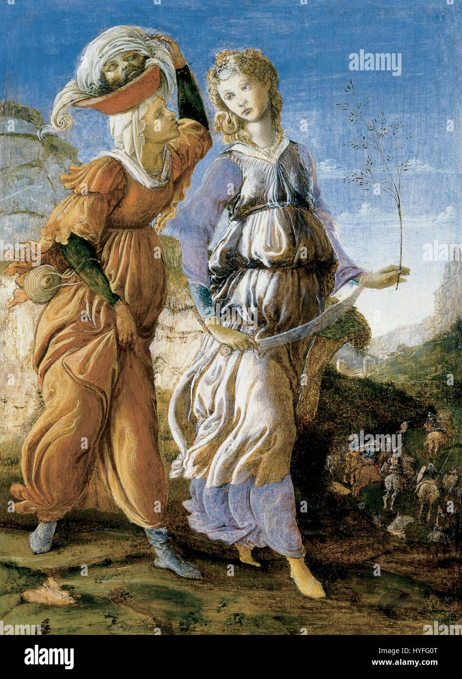 Sandro Botticelli Judith avec la tête d'Holopherne Google Art Project Banque D'Images